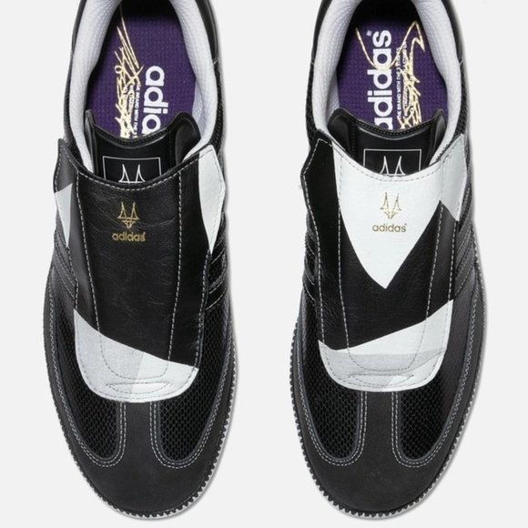 RARE Adidas Samba x Madsaki Japan 2009 Leather Snakeskin Sneakers Size 10 - Picture 2 of 10